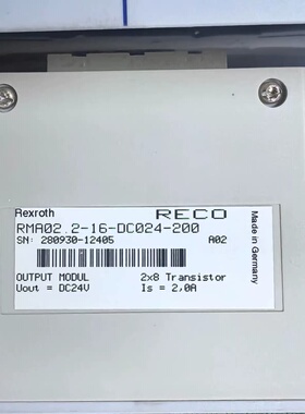 力士乐IO模块RMA02.2-16-DC024-200原装现--议价商品