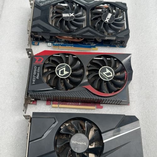 出3片,拆机 HD7850 1G 显卡--议价商品