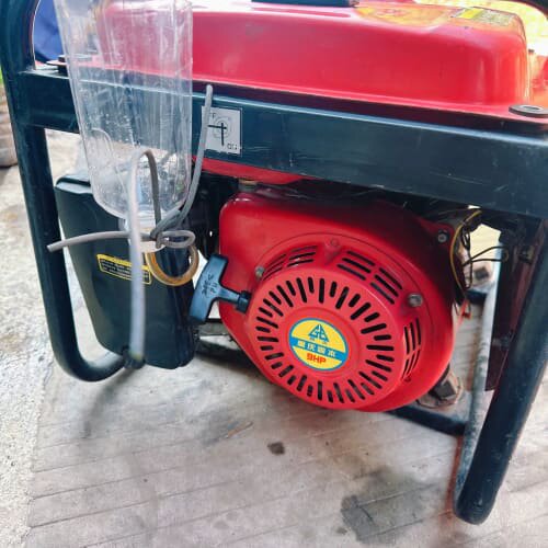 二手重庆固本汽油发电机3KW单相220V两相家用小型3000--议价商品