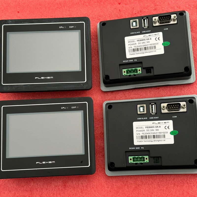 二手拆机件繁易触摸屏 FE2043C-SX-A 人机界面 现--议价商品