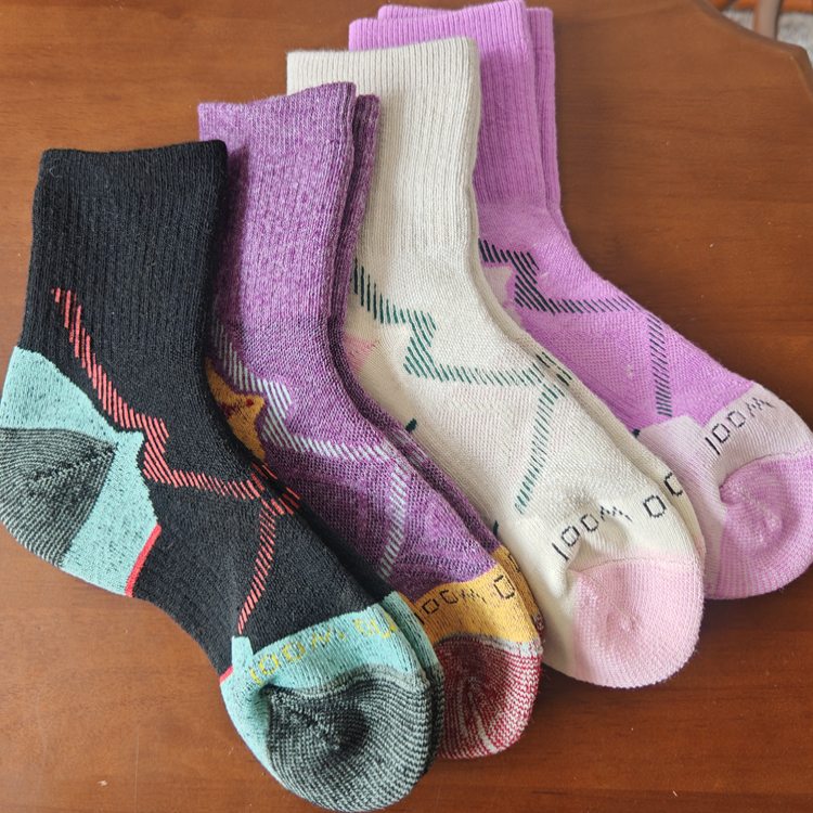 外贸女士美利奴75%羊毛袜全毛圈女袜加厚保暖加厚保暖户外运动袜