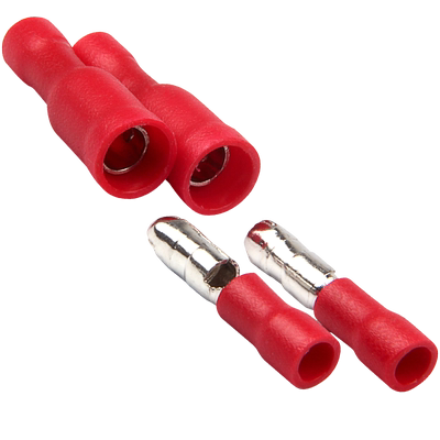 子弹头预绝缘冷压公母接线端子