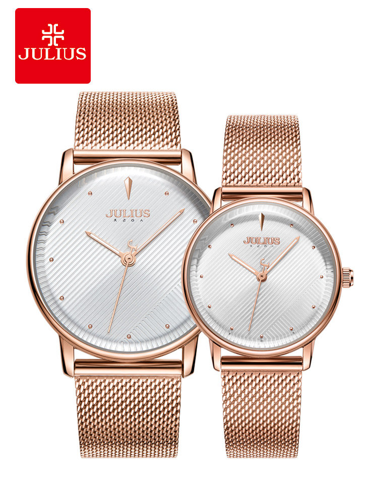 聚利时春季新款韩版气质简约ins情侣对表防水石英男表女表1238