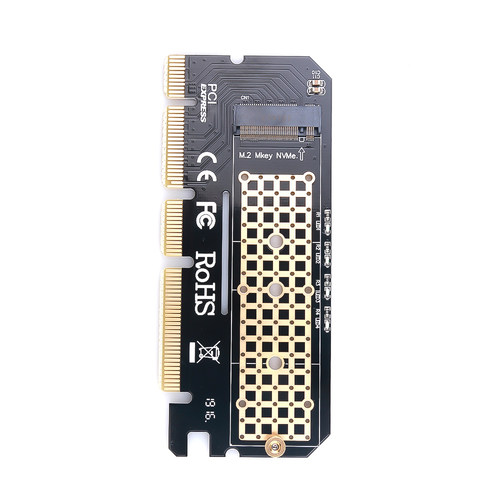 PCI-E转M.2转接卡NVME固态ngff硬盘2280转换M2扩展卡PCIE x4 X16