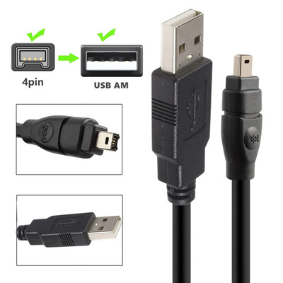 1394转USB适用索尼数码相机DV机专用转接线双屏蔽正标黑色线