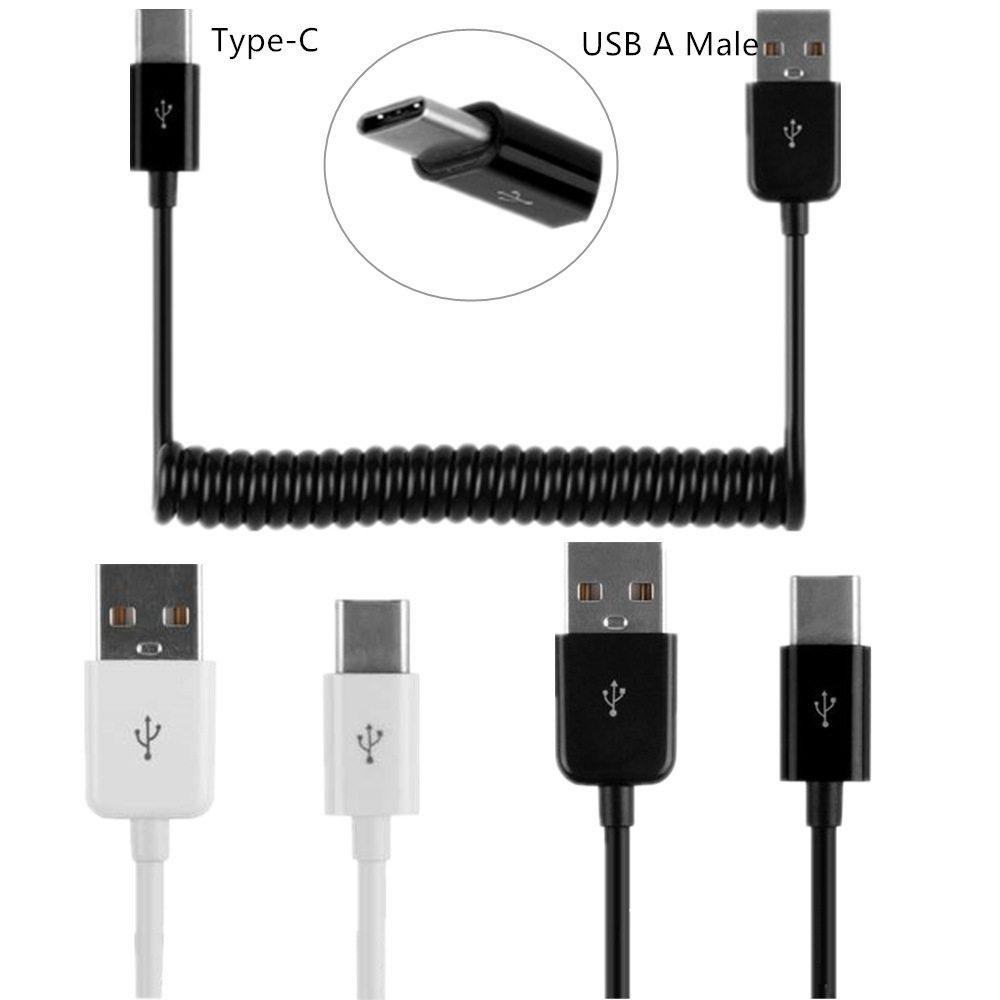 适用于乐视新款手机弹簧线伸缩线usb type-c数据线 对USB 2.0公,电子元器件市场,连接线/转接线/延长线/数据线,淘宝优惠券,粉丝福利购,淘宝优惠卷