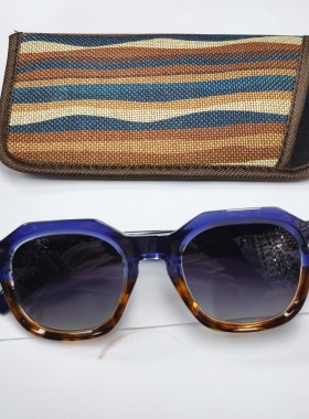 新款板材偏光太阳镜S女士户外街拍时尚近视墨镜开车防晒太阳眼镜