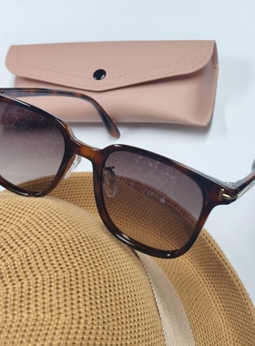 复古T字黑色TR偏光墨镜男小方框可配近视太阳镜度假海边眼镜近视