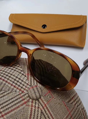 时尚风浅色偏光板材太阳镜