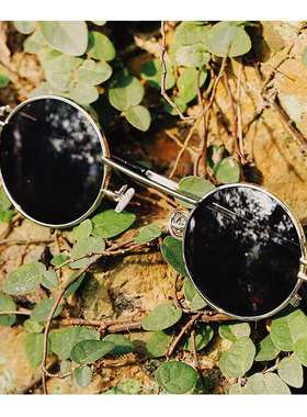 墨镜街拍复古风太子镜