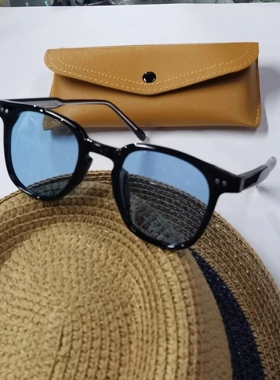 墨镜青少年偏光黑框太阳镜