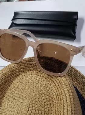 韩版铆钉素颜开车墨镜男女防紫外线ins网红中大号尺寸偏光太阳镜