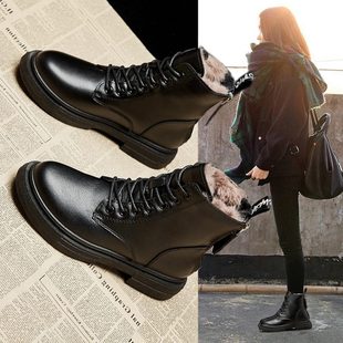 女士防砸防刺穿轻便防臭工作鞋 劳保鞋 加绒高帮棉鞋 女款 钢包头冬季