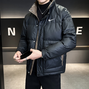 耐克顿羽绒服男士冬季2024新款宽松休闲立领加厚保暖防寒冬装外套