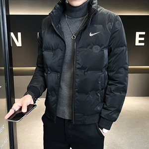 耐克顿羽绒服男士2024冬季新款宽松休闲立领外套白鸭绒保暖冬装男