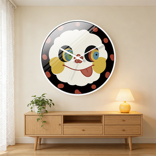 礼物卡通静音石英钟表 魔法少女小圆甜品魔女夏洛特周边挂钟二次元