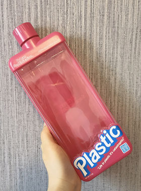 美国宋妍霏同款塑料cc500ml水杯