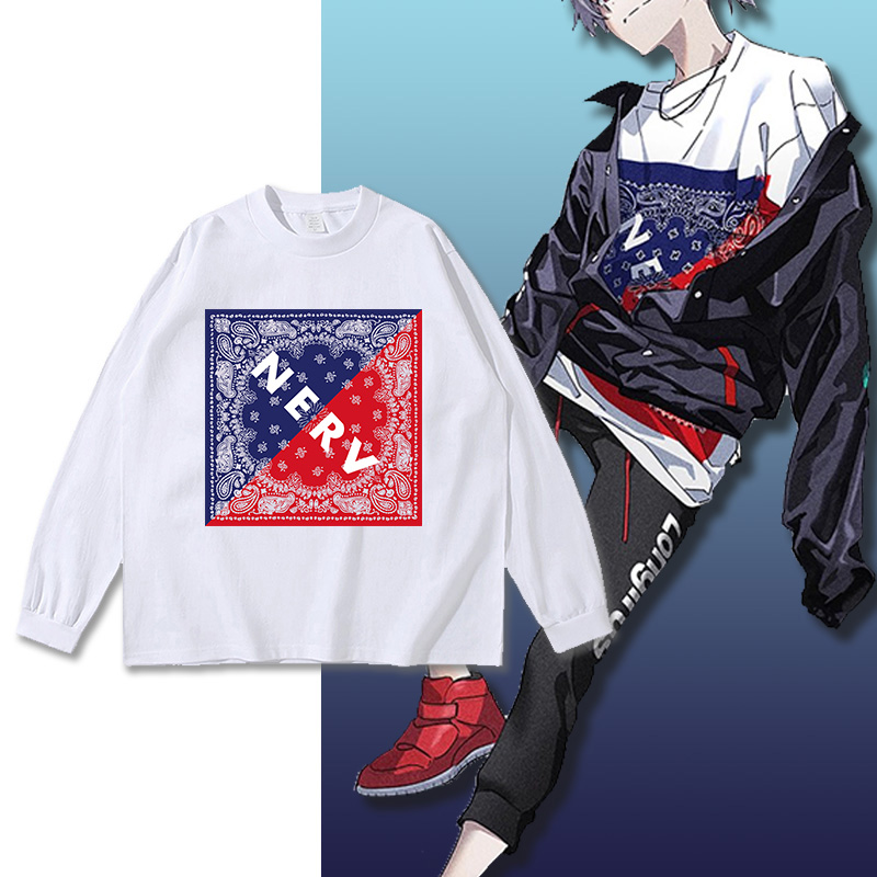 胶囊工作复古动漫人物薰同款二次元cos服重磅纯棉长袖T恤打底痛衣