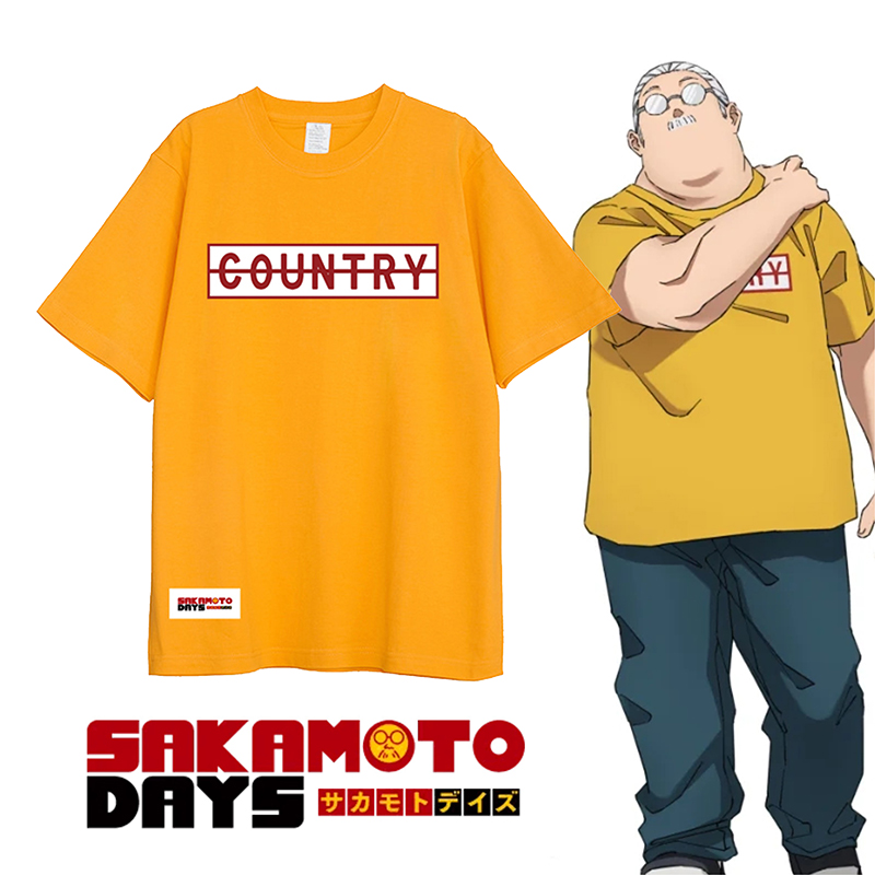 胶囊工作室新款坂本日常cos服同款动漫周边短袖男女二次元纯棉T恤