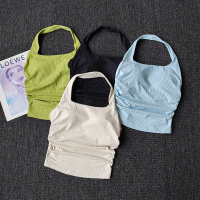 挂脖固定杯运动瑜伽健身美背