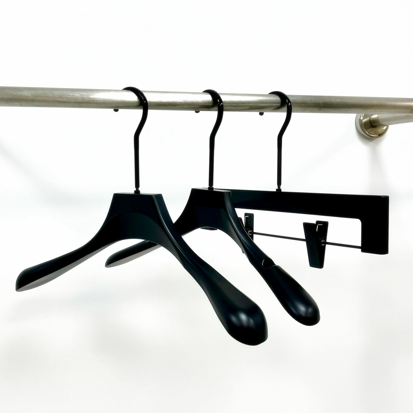 服装店专用塑料衣架男女装酒店高档无痕防滑加厚宽肩塑料衣挂衣撑
