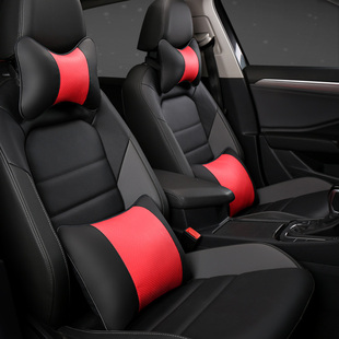 汽车头枕可爱护颈枕车枕车内腰靠垫靠枕枕头一对套装车用座椅四季