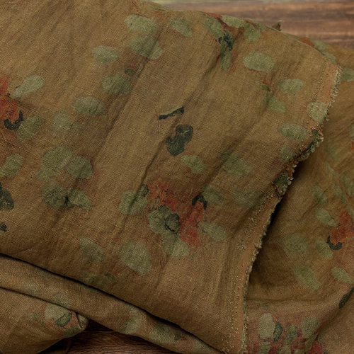 吸湿排汗壹旧亚麻复古连衣裙裤子