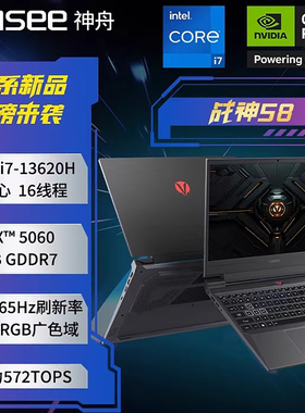 Hasee/神舟 战神S8/Z8D6/T8 /T10Pro/RTX4060/5060神州笔记本电脑