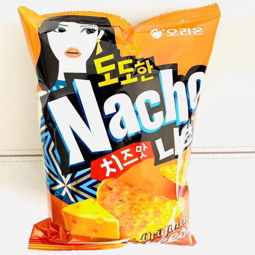 好丽友玉米片韩国干酪芝士味零食