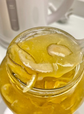 韩国进口丹特蜂蜜柠檬饮品生姜茶大枣木瓜柑橘饮品1kg玻璃瓶果味