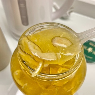 韩国进口丹特蜂蜜柠檬饮品生姜茶大枣木瓜柑橘饮品1kg玻璃瓶果味