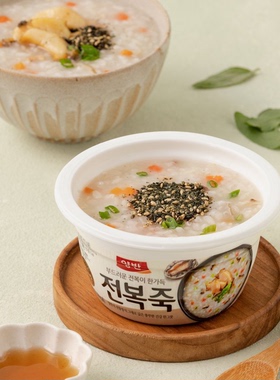 韩国碗装东远粥进口东远两班蔬菜粥鲍鱼粥南瓜粥红豆粥即食速食粥