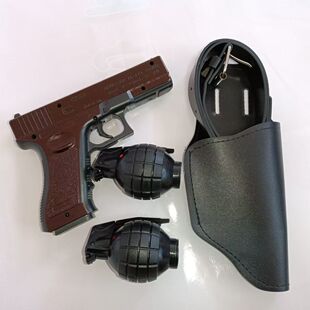 Cosplay漫展格洛克玩具枪表演舞台道具枪模型拍照拍戏用-不可发射