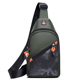 便携休闲单肩包潮流个性 胸包简约时尚 小众设计 男士 2024新款