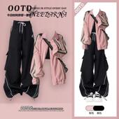 裤 工装 又酷又飒 巨好看学院风卫衣2025超火穿搭一整套早秋季