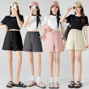 外穿冰丝山本裤 孕妇短裤 薄款 新款 无托腹休闲打底阔腿 2025夏季