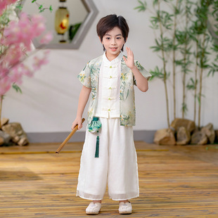 男女童夏季 儿童日常中国风超仙女孩汉服幼儿园六一 古风唐装