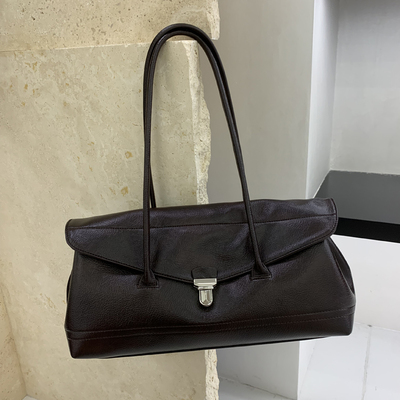 单肩法棍邮差包包腋下复古手提包