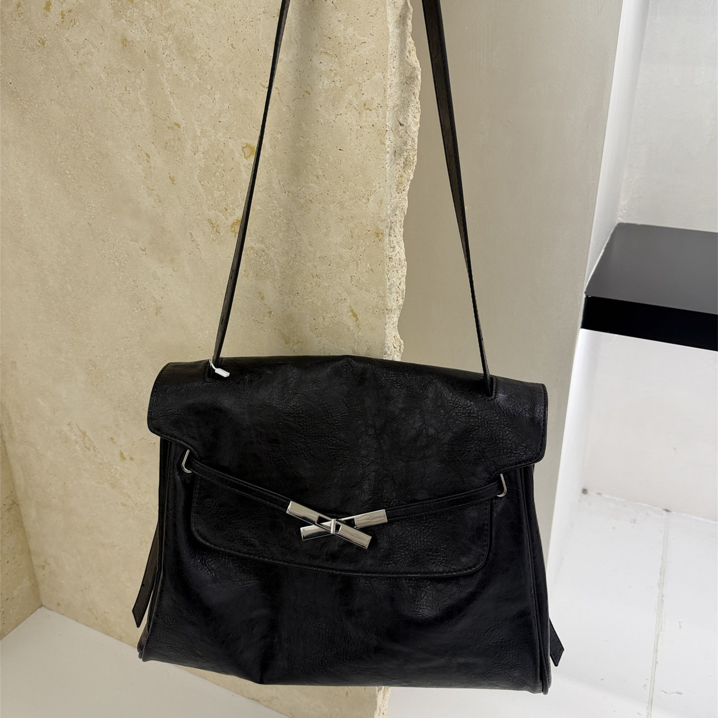 女包2025新款百搭时尚翻盖软皮小方包单肩斜挎包潮,箱包皮具/热销女包/男包,腋下包,淘宝优惠券,粉丝福利购,淘宝优惠卷