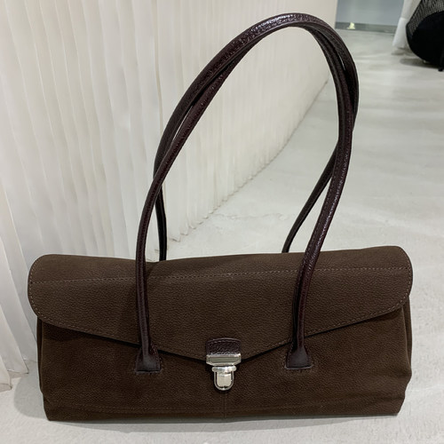 麂皮包松弛感大容量通勤托特包