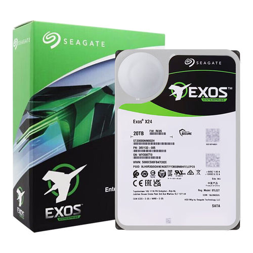 希捷ST20000NM002H 7200转银河 企业级机械硬盘 20TB SATA接口