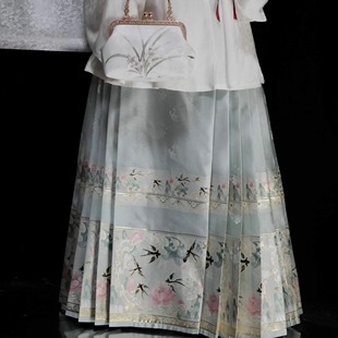裳裳者华【春燕】文物二创春秋冬明制仿妆花织金纱马面裙汉服半裙