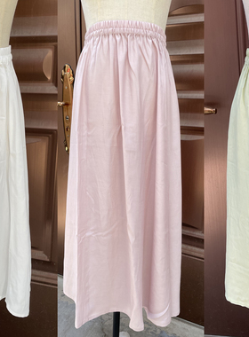 裳裳者华 白色粉色绿色松紧半身裙汉服内搭内衬衬裙日常春夏秋