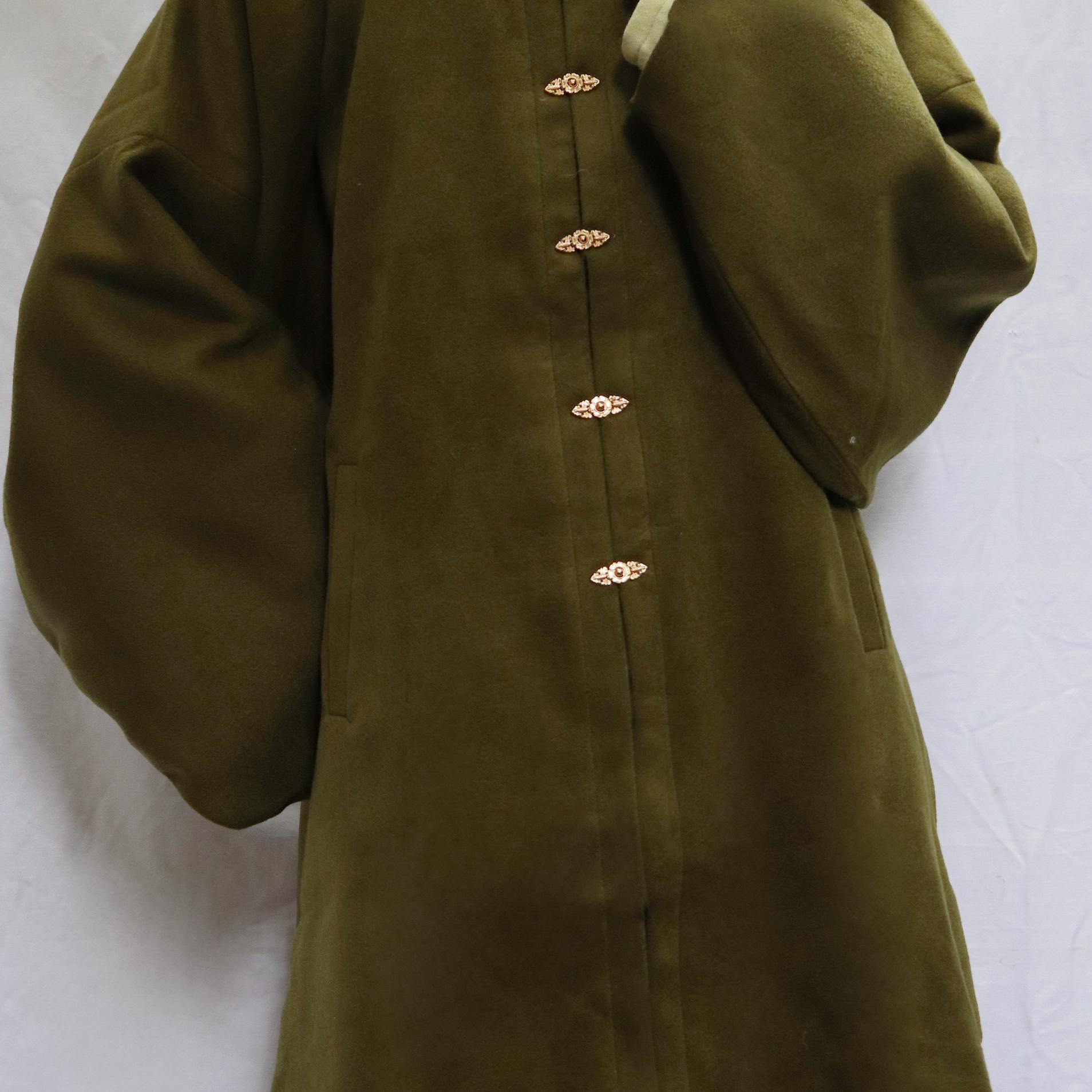 方领半袖弓袋袖春秋毛呢汉服