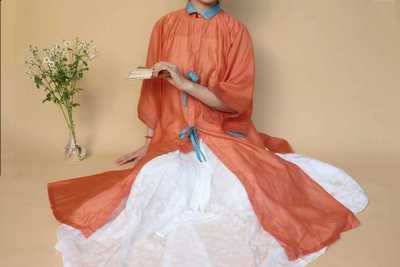 瑕疵特价长衫汉服春夏秋裳裳者华