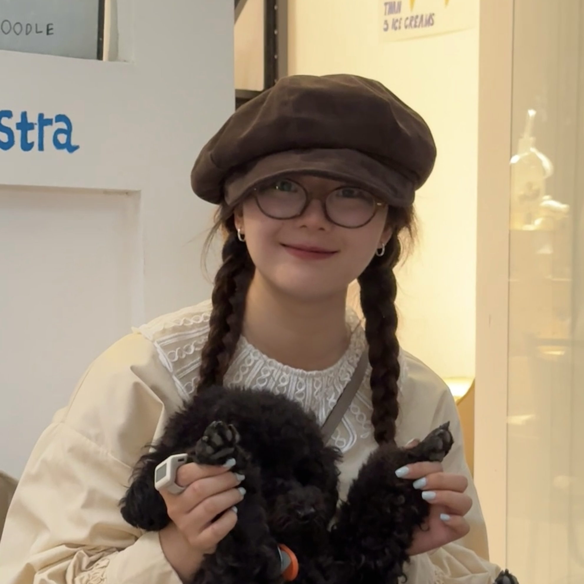 一帽四戴小飞檐贝雷帽