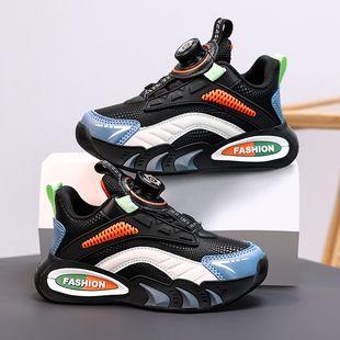 男童鞋2026春秋新款中大童透气网鞋学生防臭男孩跑步休闲儿童鞋子