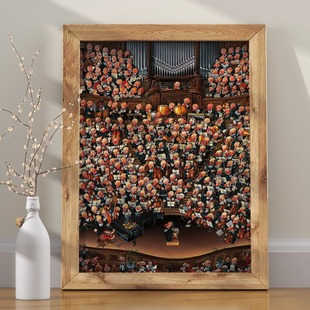 现货HEYE管弦乐队演奏会2000片德国进口拼图雷诺瓦益智玩具卡通