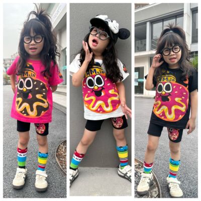 新款甜甜圈日系卡通25年夏季