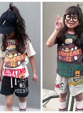 夏季新款jam童装日系男女童宝宝卡通热狗印花短袖T恤儿童洋气上衣